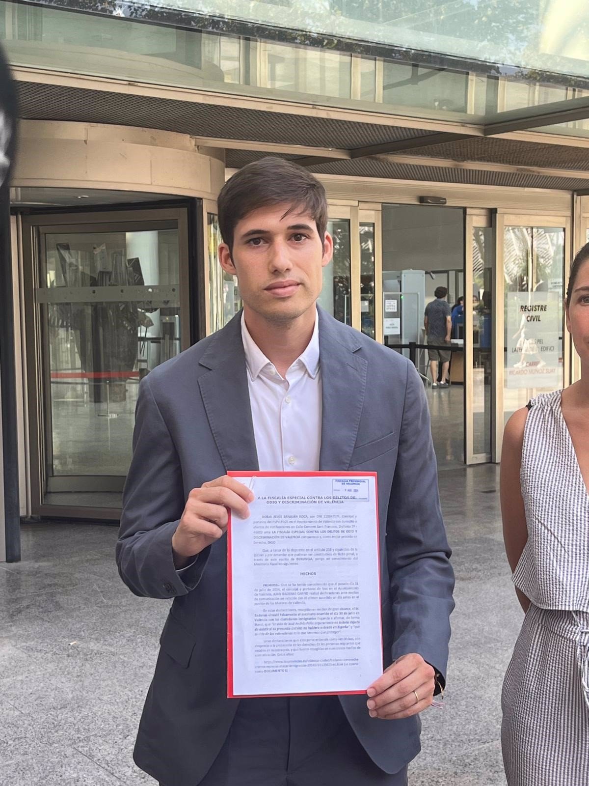 Le PSPV dénonce Badenas (Vox) au parquet pour ses "mensonges racistes" après le crime de Moreras