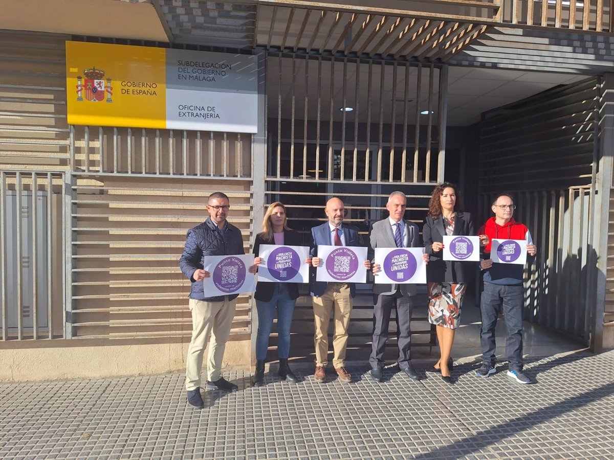 Inauguration du Point Violet du Bureau d'Immigration de Malaga