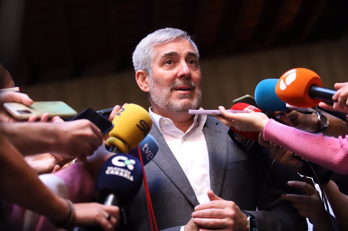 Clavijo avance que ce jeudi aura lieu la réunion pour débloquer la réforme de la loi sur l'immigration