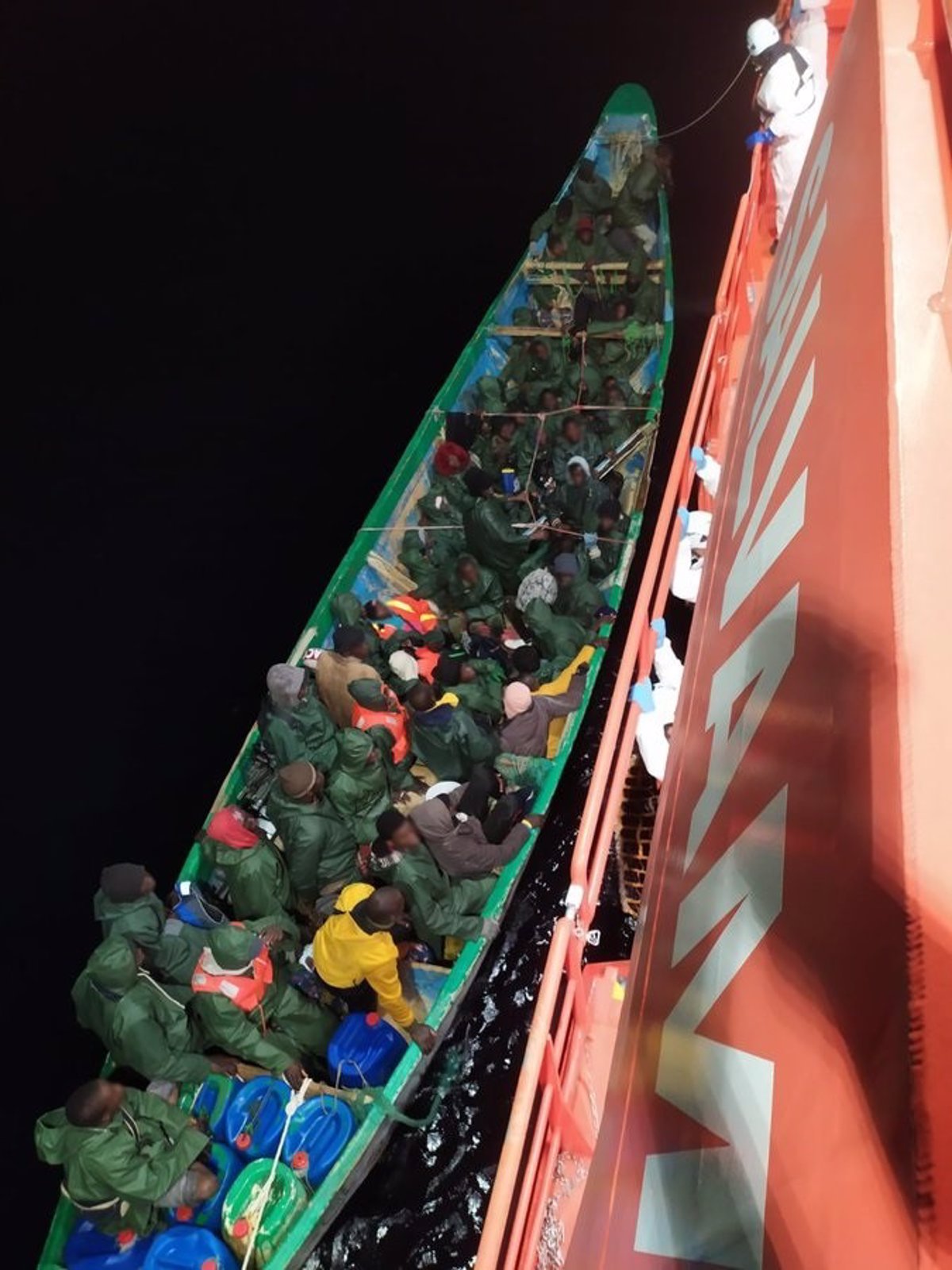 Le sauvetage maritime intercepte un canot avec 60 migrants à treize milles de Gran Canaria