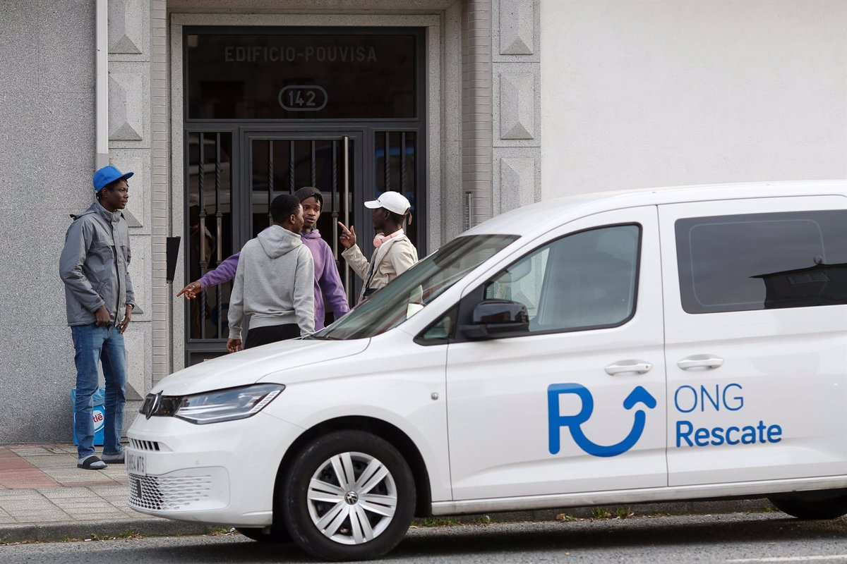 Deux centres de réception de migrants à Ribeira de Piquín (Lugo) et ont laissé deux monx (une coruña)