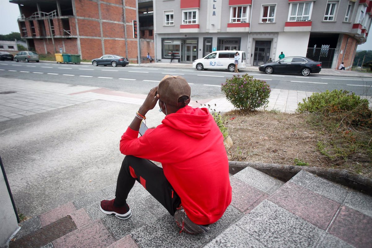 Une quarantaine de migrants de Mondariz-Balneario doivent quitter l'appareil lorsqu'ils voient leurs demandes d'asile refusées