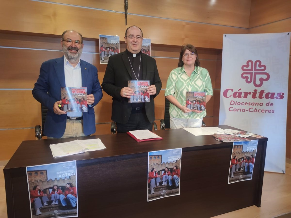 Les bénéficiaires assistés par Caritas de Coria-Cáceres diminuent d'ici 2024 mais 61% sont des immigrants