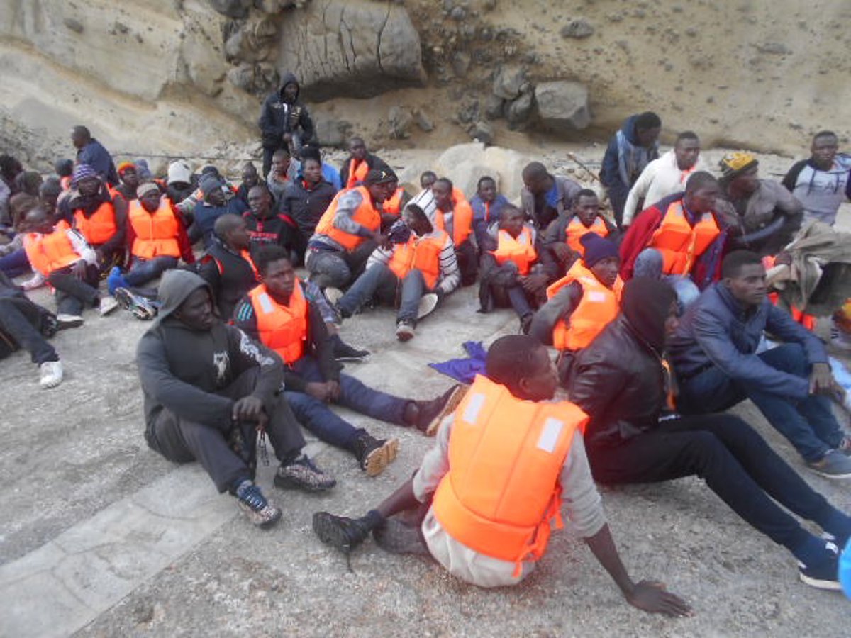 L'année dernière, le nouveau CATE a accueilli les 85 immigrants arrivés par bateau à Motril (Grenade)