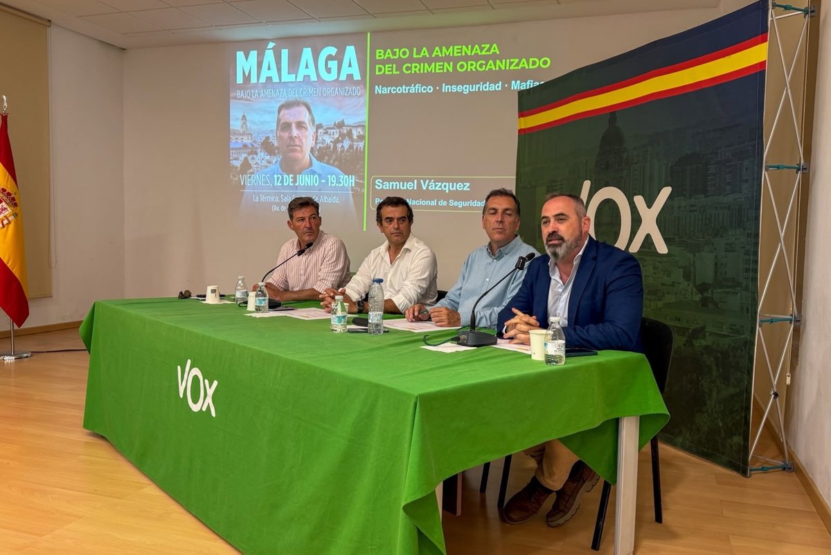 Vox prévient que Malaga est « l'épicentre du crime organisé » en Europe et critique la « collusion politique par omission »