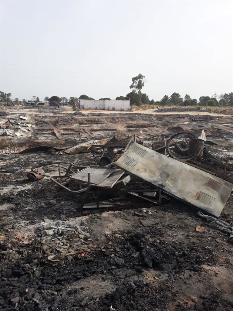 CCOO Huelva exige des « solutions urgentes » face à un nouvel incendie dans la colonie de Palos de la Frontera