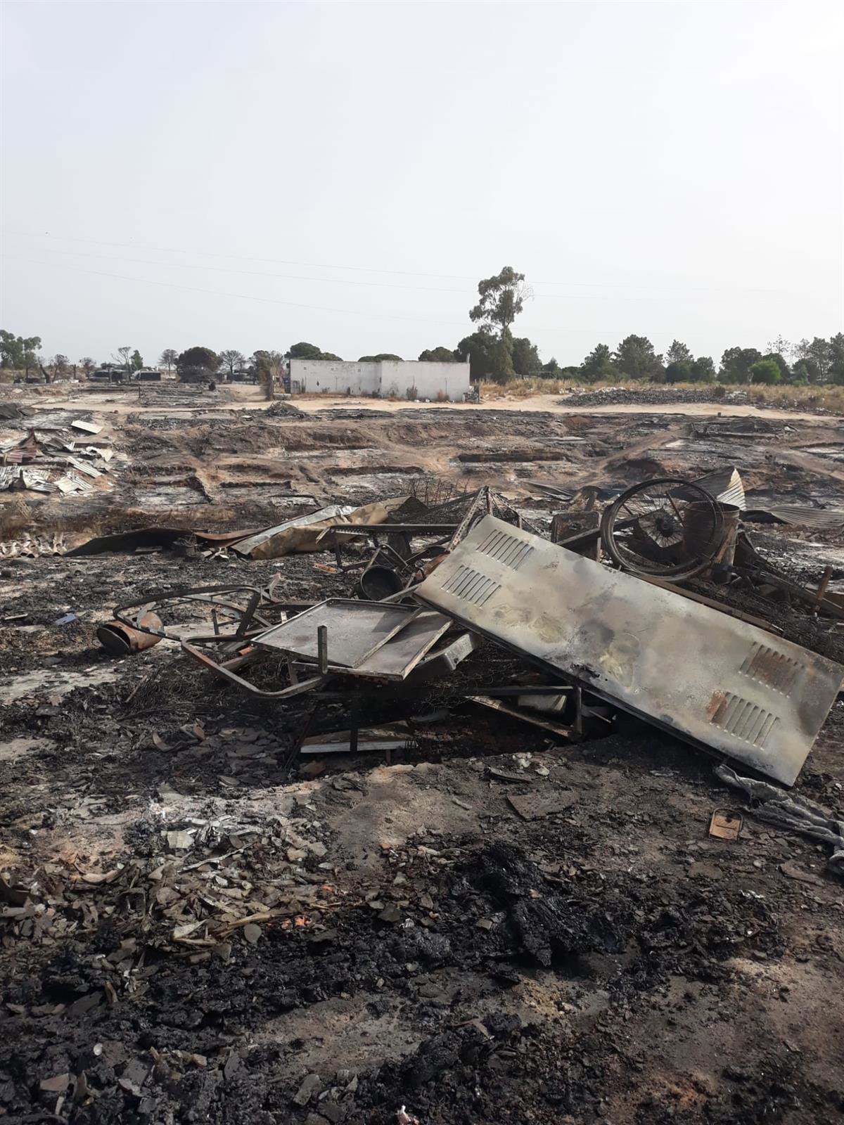 CCOO Huelva exige des "solutions urgentes" face à un nouvel incendie dans la colonie de Palos de la Frontera
