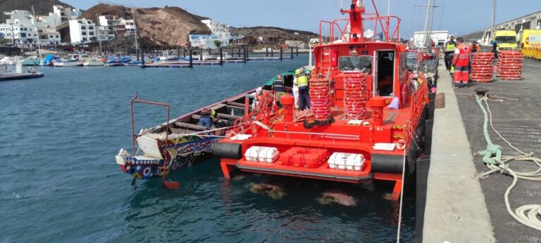 L'un des migrants secourus à El Hierro évacué vers Tenerife dans un état grave