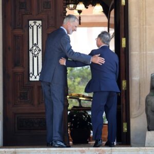 La rencontre entre Felipe VI et Vivas pour aborder la crise migratoire à Ceuta, en images