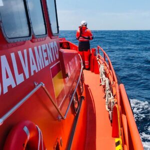 Neuf migrants secourus dans un bateau à 25 milles au sud-ouest du cap Trafalgar, sur la côte de Cadix