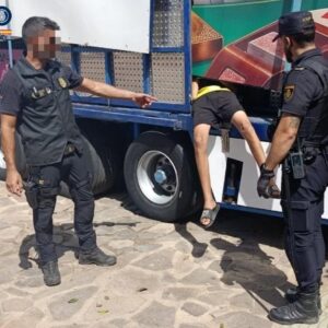 L'opération Feriante localise à Melilla une trentaine de migrants qui tentaient de voyager cachés vers la péninsule