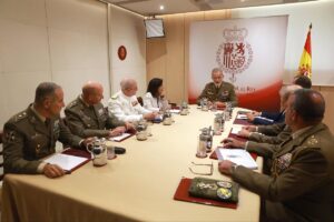Felipe VI a rencontré lundi Robles et les autorités militaires pour examiner la situation à Ceuta