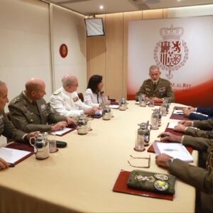 Felipe VI a rencontré lundi Robles et les autorités militaires pour examiner la situation à Ceuta