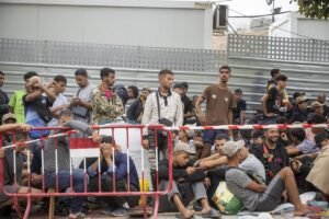 Plus de 860 migrants de Ceuta sont hébergés dans une nouvelle installation temporaire équipée