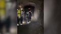 Les pompiers découvrent un campement d'immigrés dans un ancien tunnel militaire à Ceuta