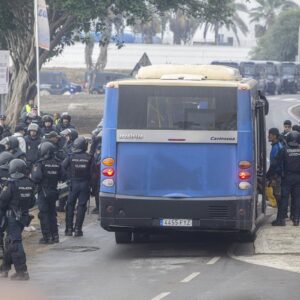 Un bus transportant des migrants expulsé à Ceuta après qu'un des occupants ait utilisé du gaz poivré