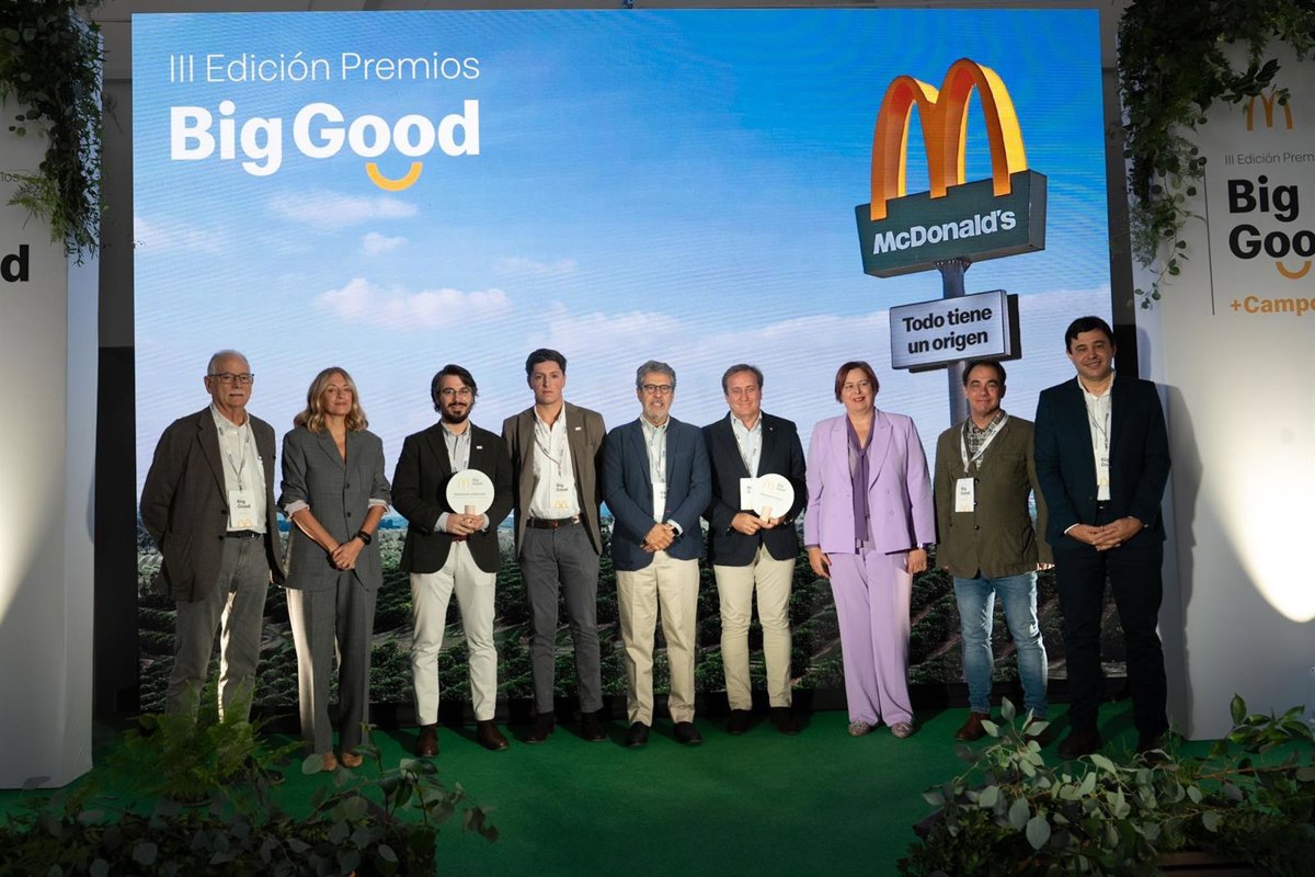 Un projet de remplacement générationnel et un autre projet d'agriculture durable, les prix McDonald's 'Big Good'